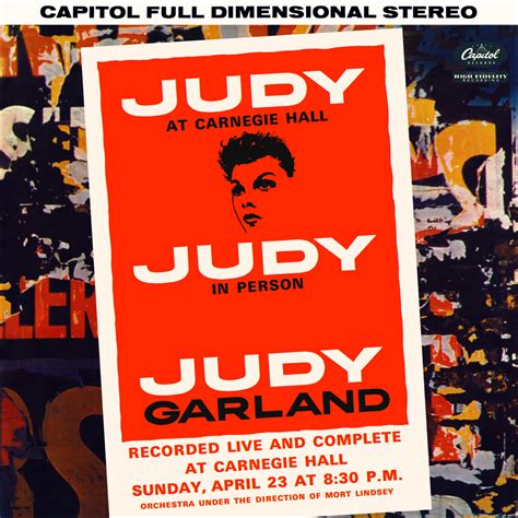 judy garland live at carnegie hall